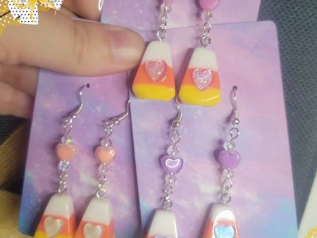 Candy Corn Lovecorn Earrings Discount