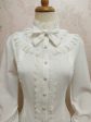 High Collar Venise Lace Blouse For Sale