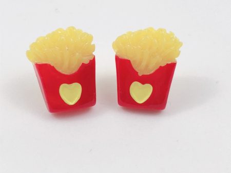 Instant Shipping! Fries Earrings Hot on Sale