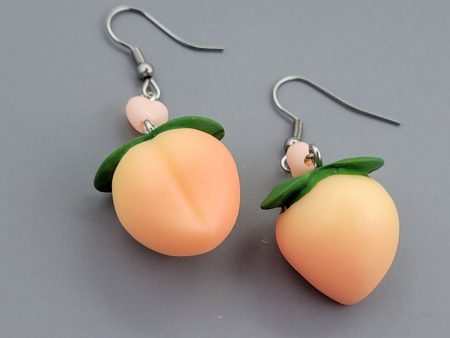 Barnyard Finds: Peach Earrings Online