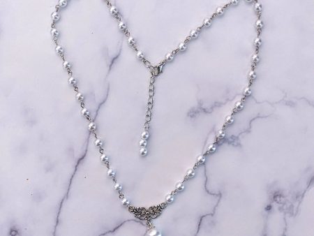 Acrylic Pearl Necklaces (Silver or Bronze) Cheap