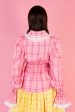 Blouse Happy Tartans Long Sleeve - Pink Supply