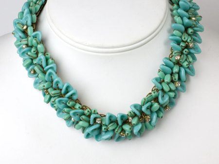 Turquoise Bead Choker Necklace Discount