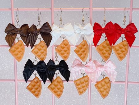 Waffle Earrings (6 Colors) Supply