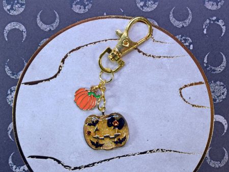 Bat Pumpkin Keychain Cheap