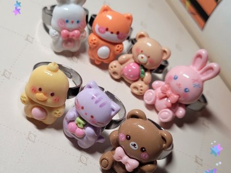 Cute Animal Friends Ring Online