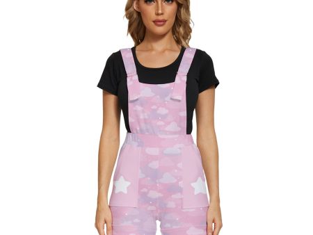 Starcrossed Skies Pink Romper Cheap