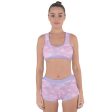 Starcrossed Skies Pink Racerback Bikini Swimsuit Online Hot Sale