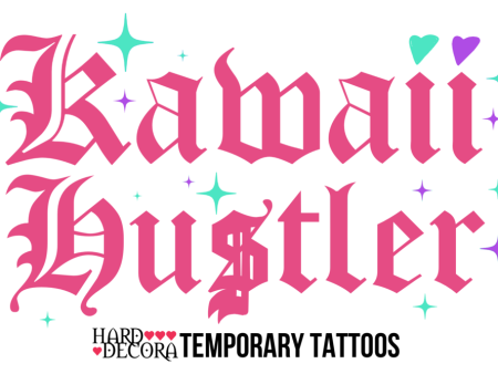 Kawaii Hustler Temporary Tattoo Discount