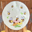 Flowers and Bee Pollinator Garden Embroidered Beret Hot on Sale