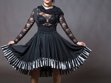 Gothic Circus High Waisted Skirt Discount