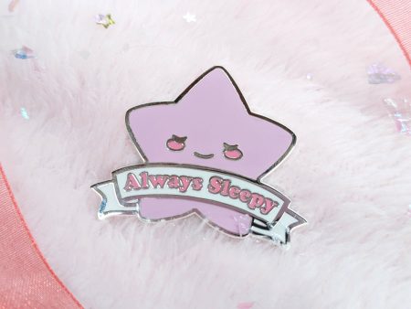 Always Sleepy Enamel Pin Fashion