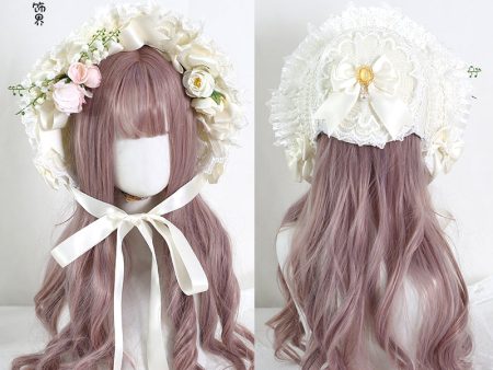 Lily of the Valley Floral Bonnet Online Hot Sale