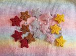 2-Way Fuzzy Teddy Bear Star Clips- Choose your color Online Sale